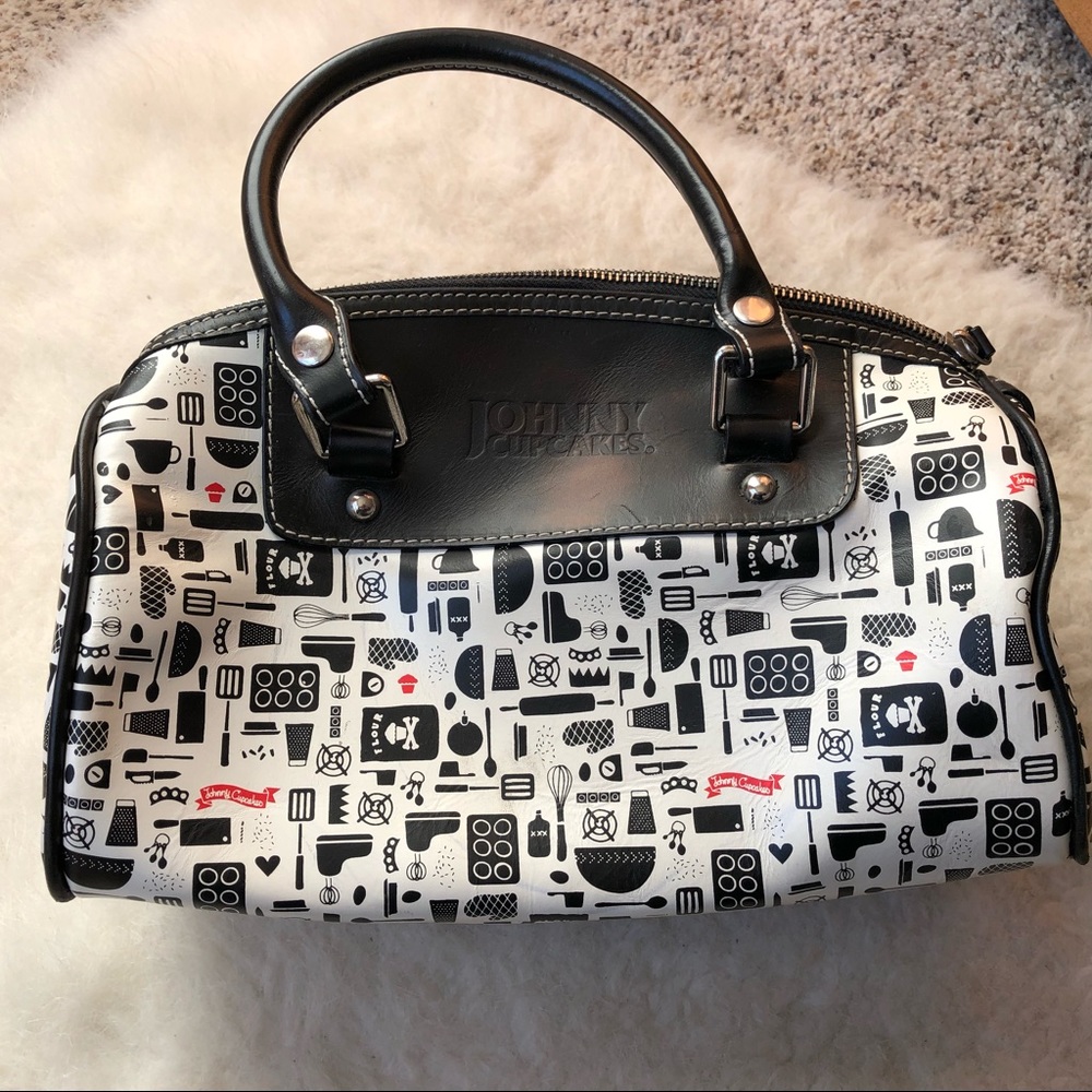 Rare Johnny cupcakes leather purse
